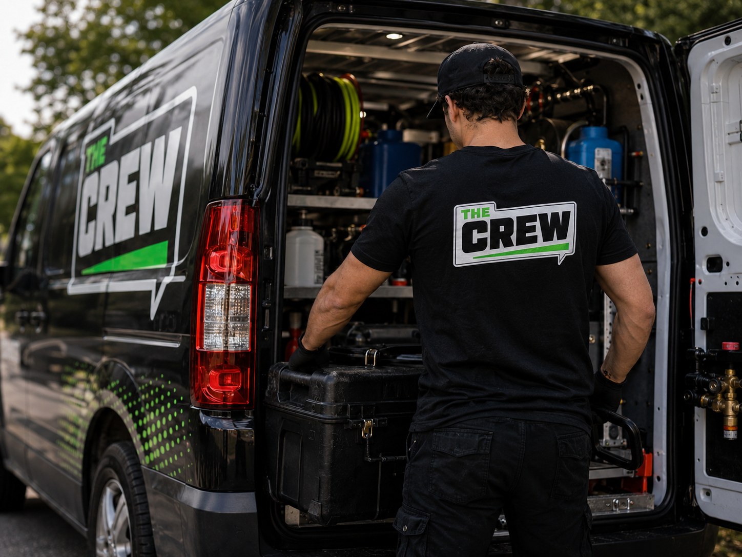 The Crew at work